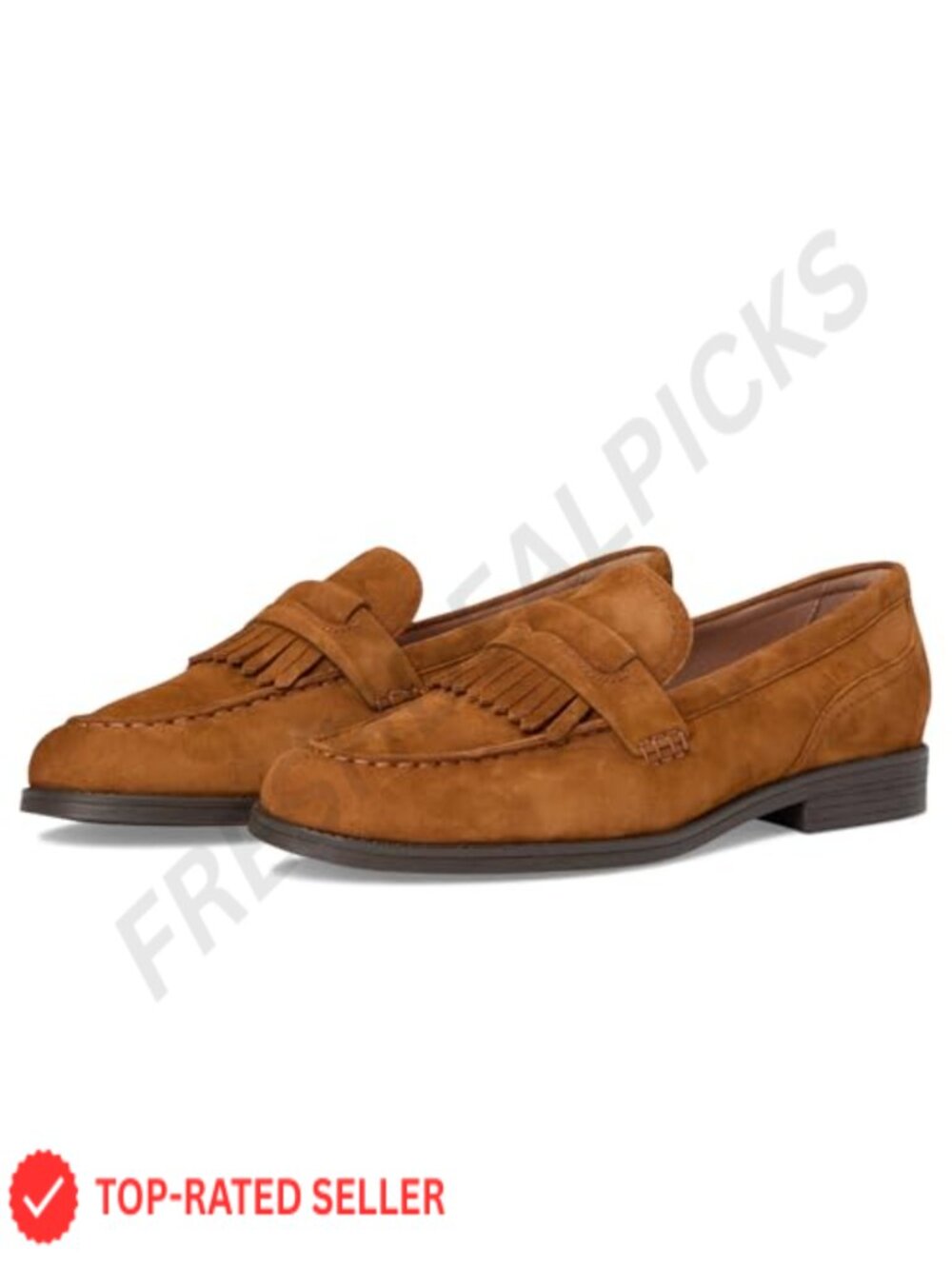 Leather Lined Loafers with Maryjane Strap & Comfort Cushioning